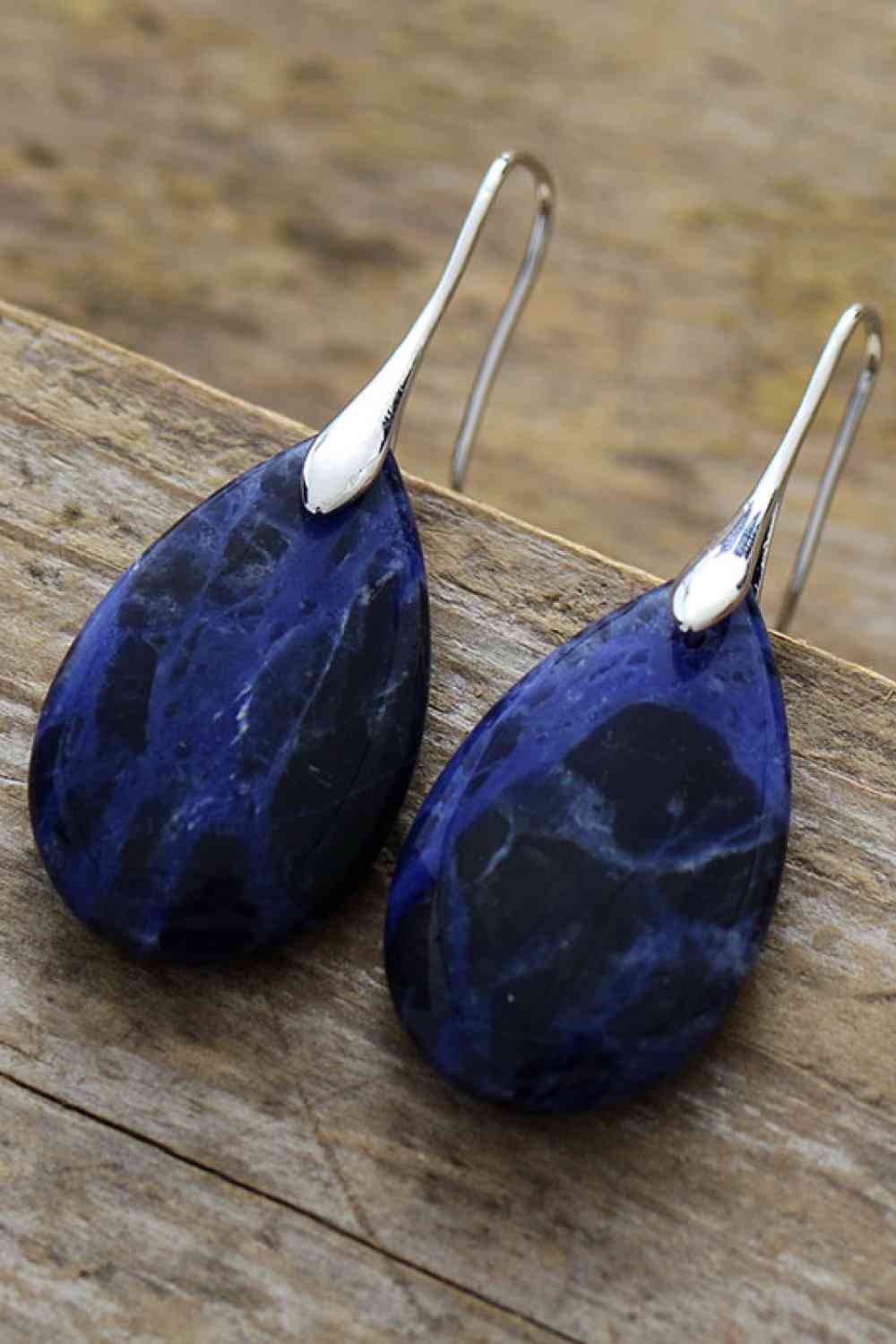 Midnight Teardrop Earrings