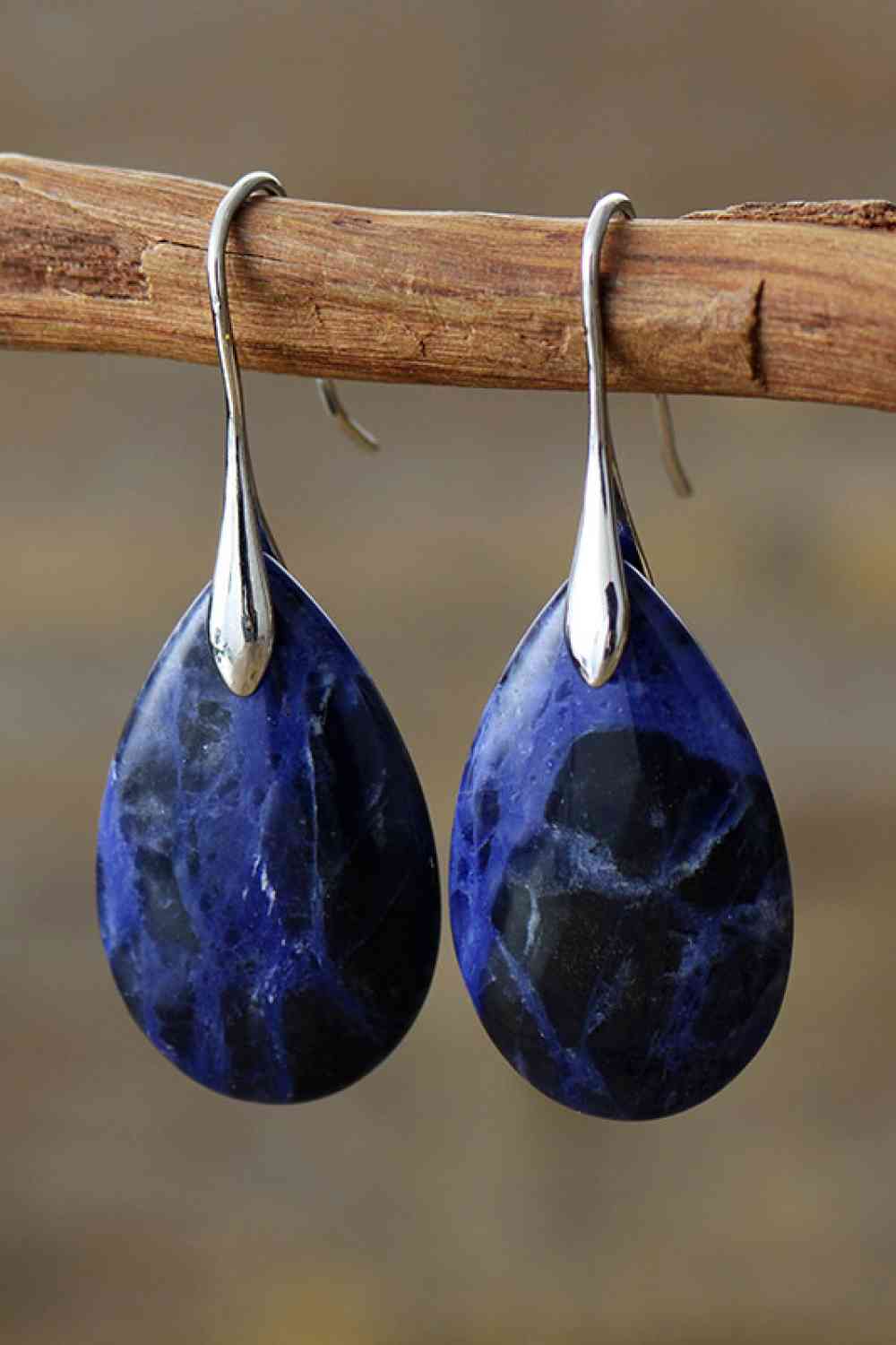 Midnight Teardrop Earrings