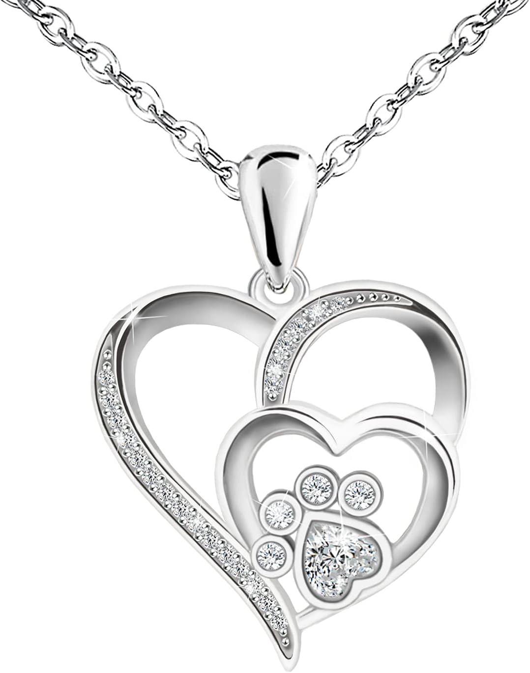 Paw in My Heart Necklace