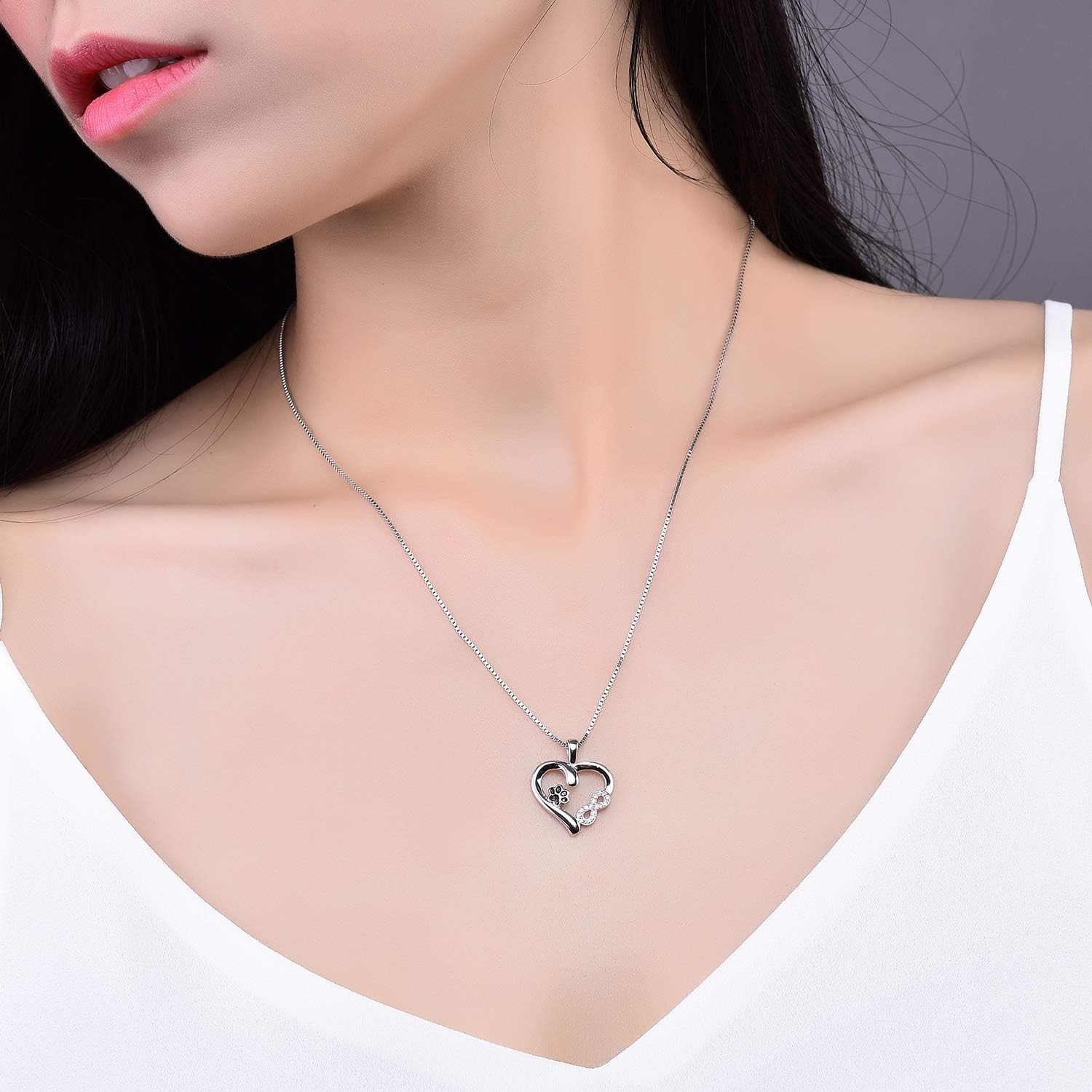 Eternal Love Paw Necklace