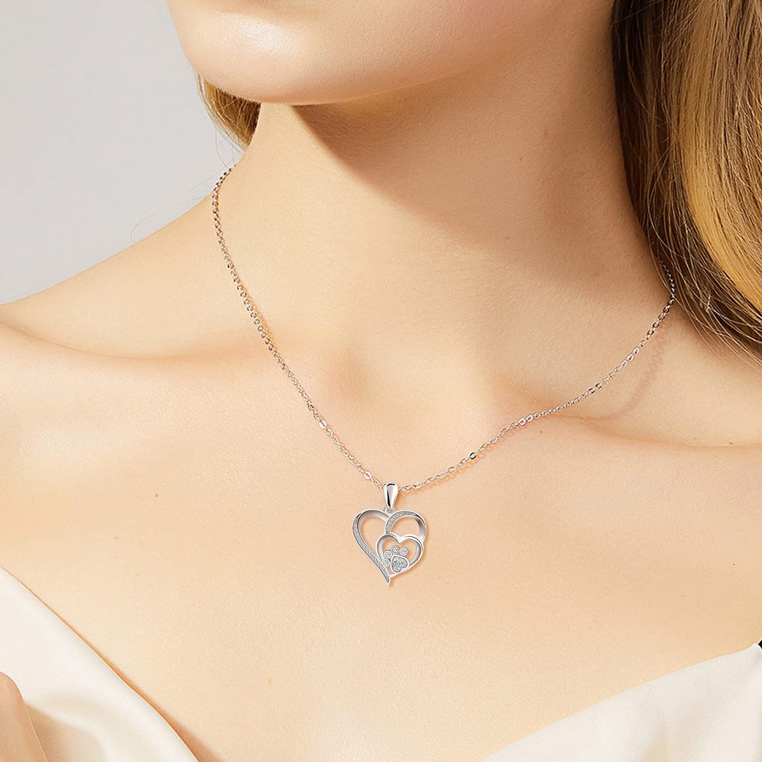 Paw in My Heart Necklace