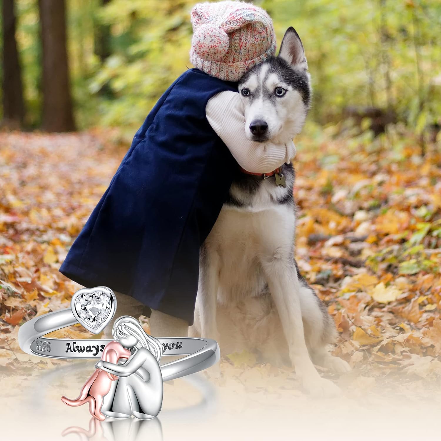 Loyal Spark Adjustable Paw Ring