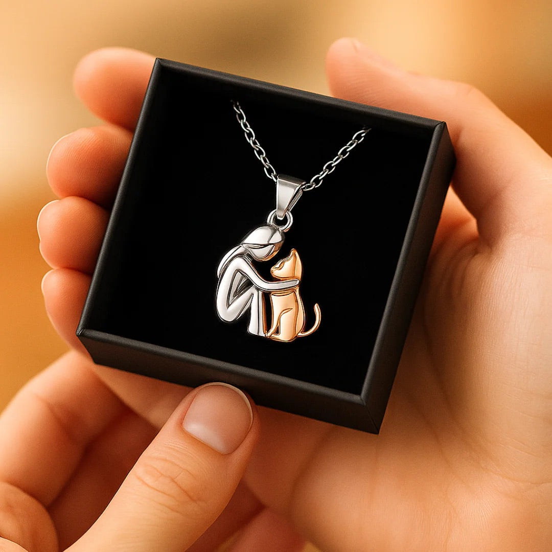 Fortune Feline Charm Necklace