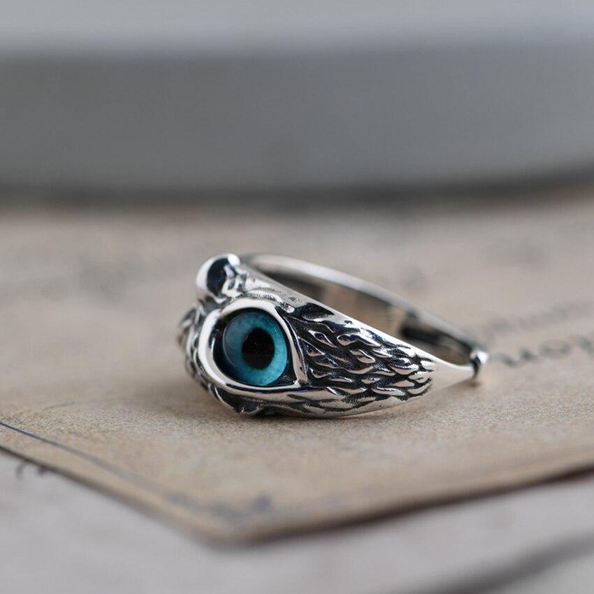 Owl Opaline Wisdom Paw Ring