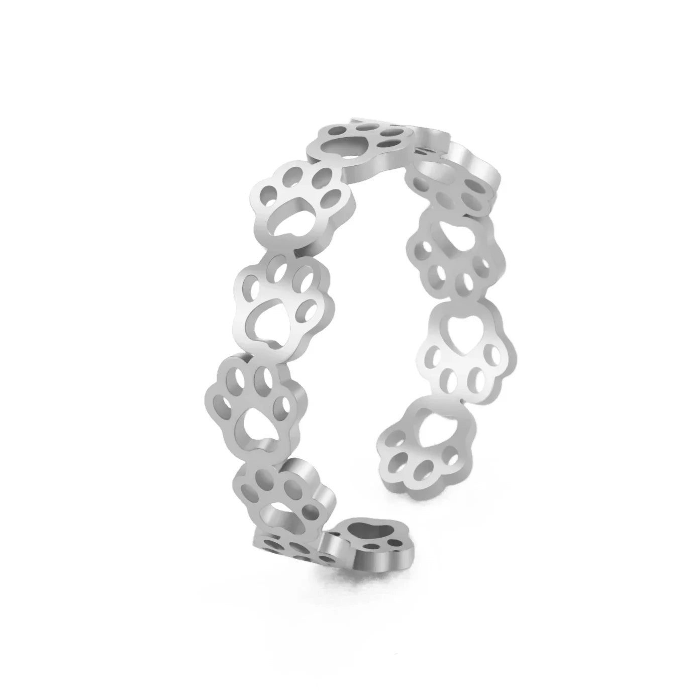 Paw Print Grace Ring