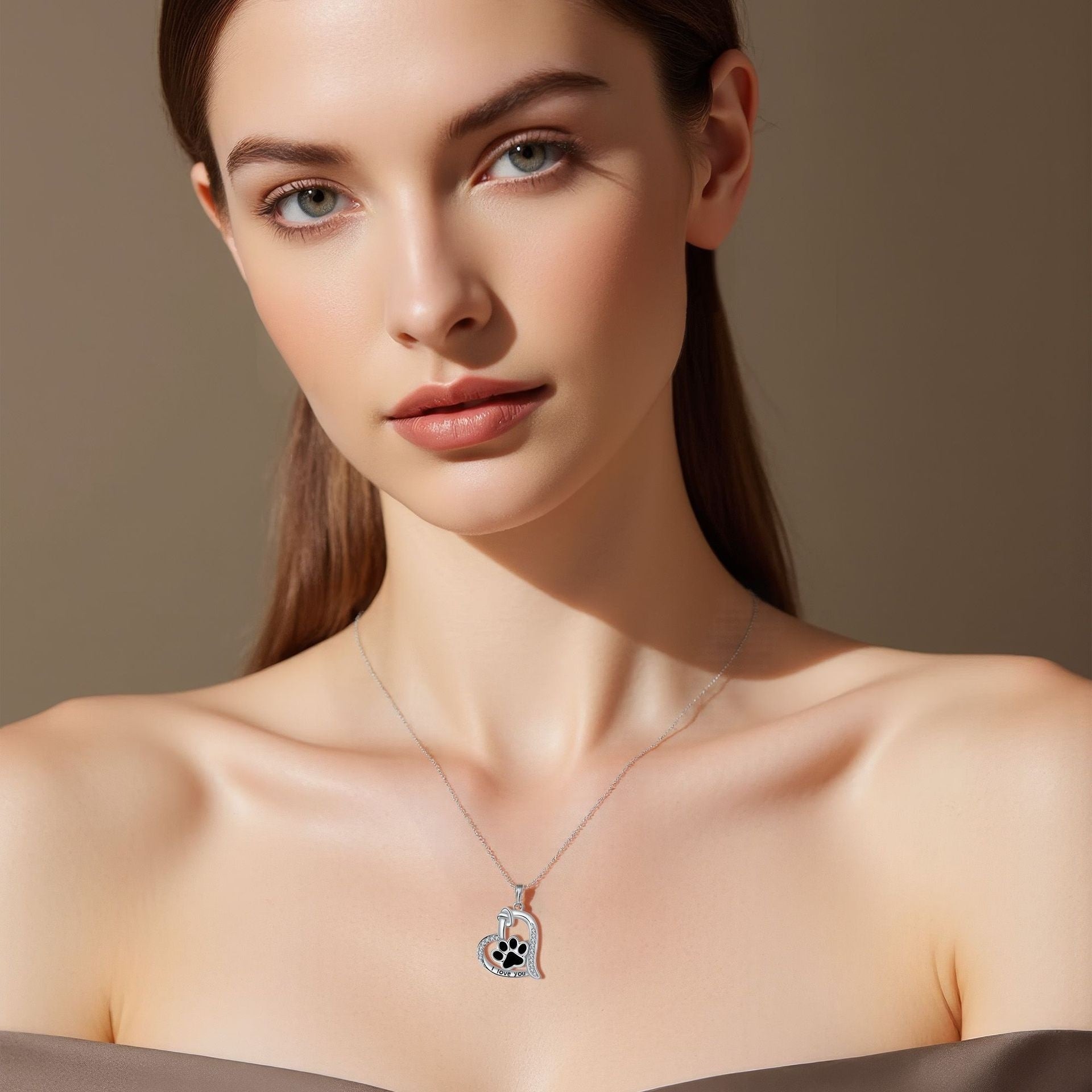 Loyal Companion Tribute Paw Necklace