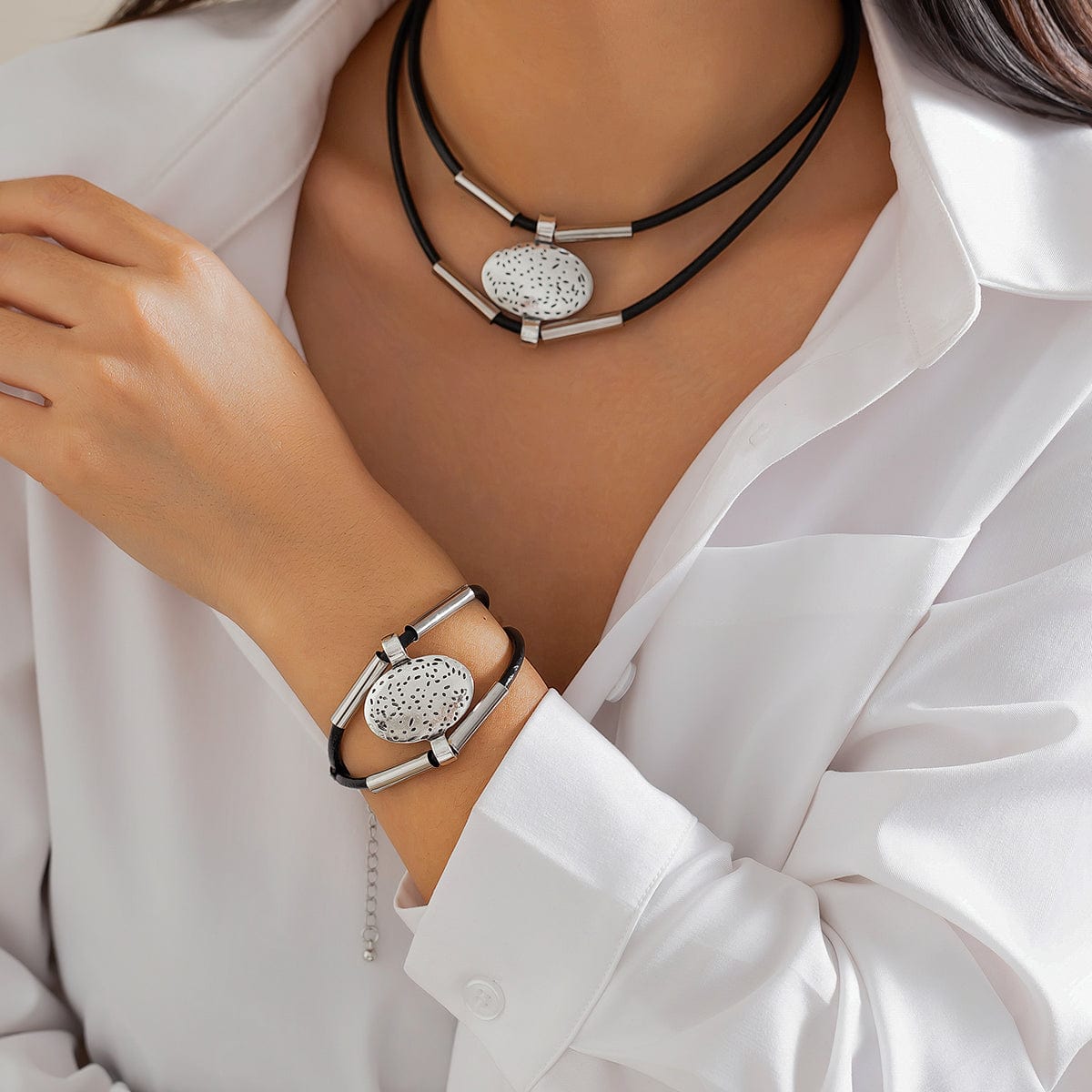 Handcrafted Necklace & Bracelet Duo
