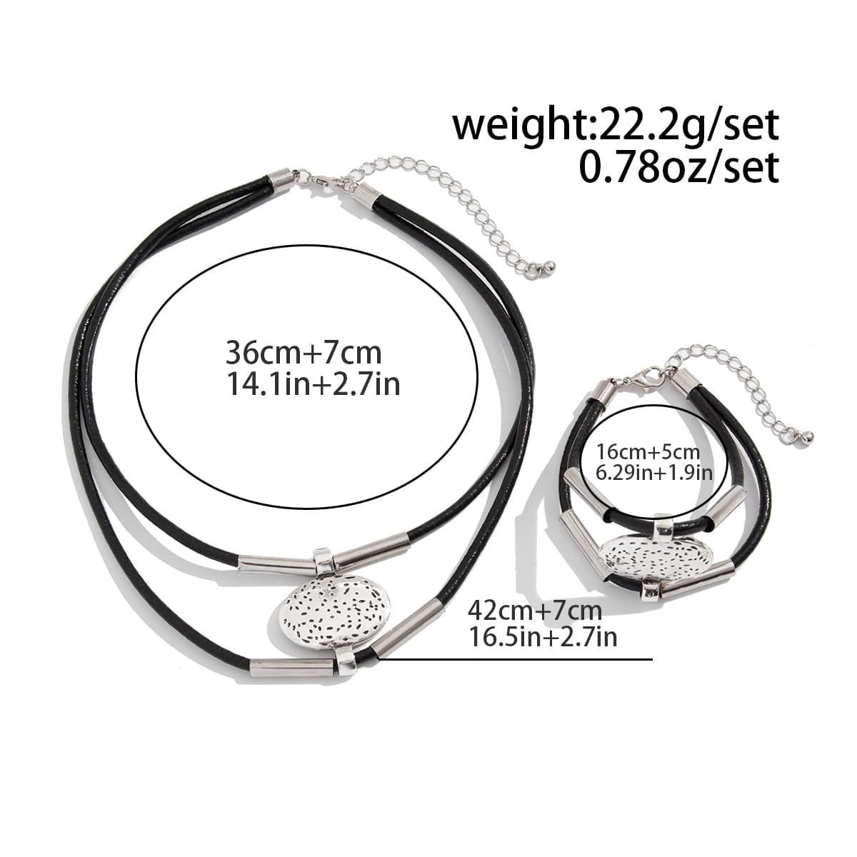 Handcrafted Necklace & Bracelet Duo