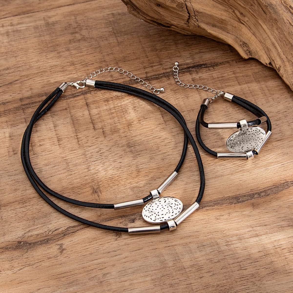 Handcrafted Necklace & Bracelet Duo