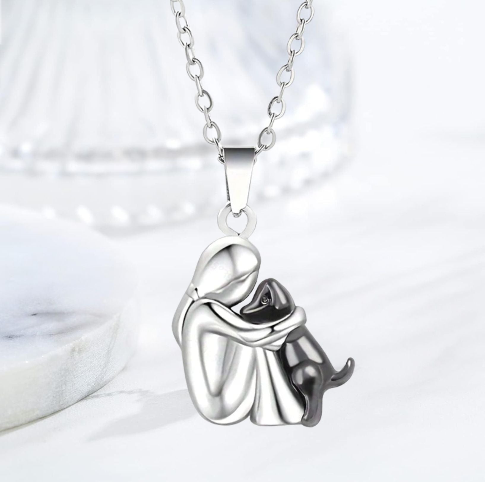 Loyal Heart Paw Necklace