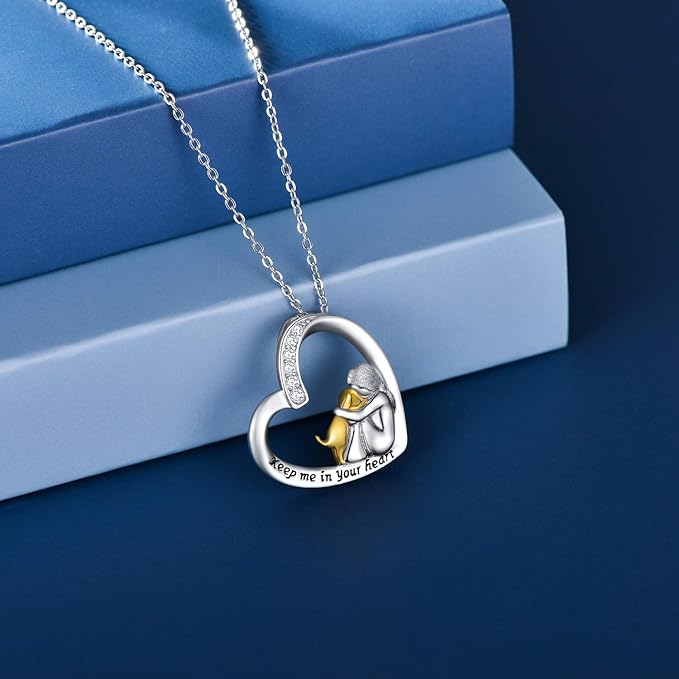 Faithful Heart Paw Necklace