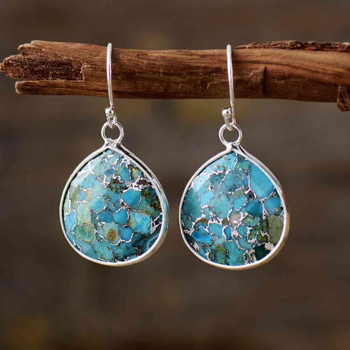Ocean Breeze Teardrop Earrings