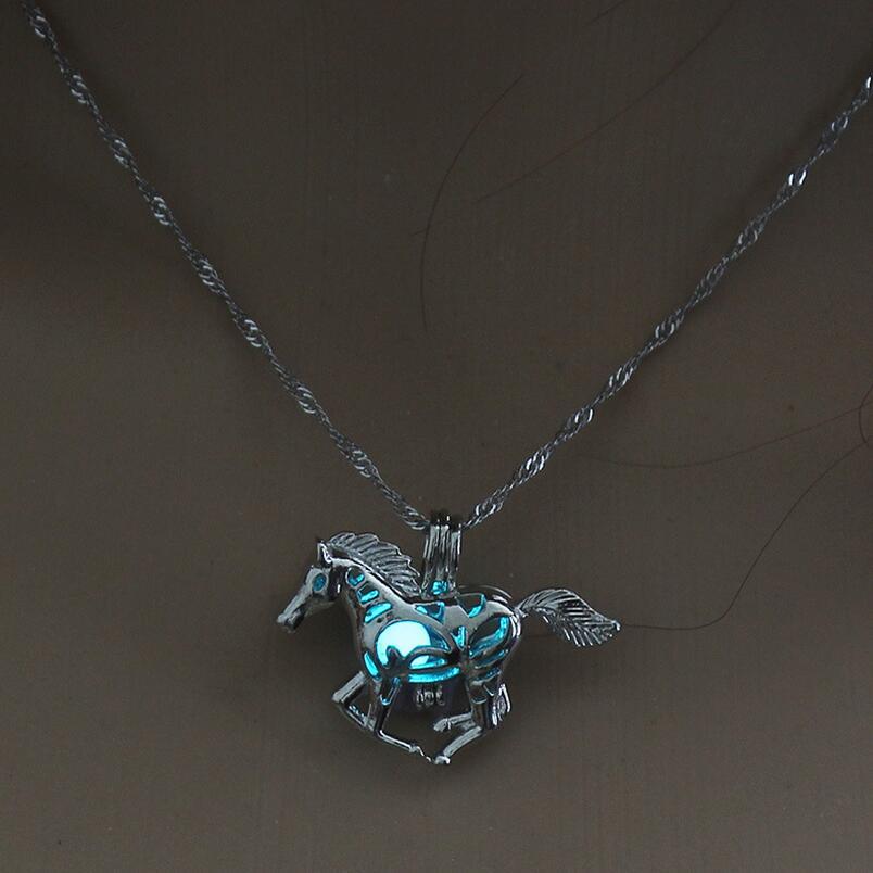 Wild Grace Luminous Horse Necklace