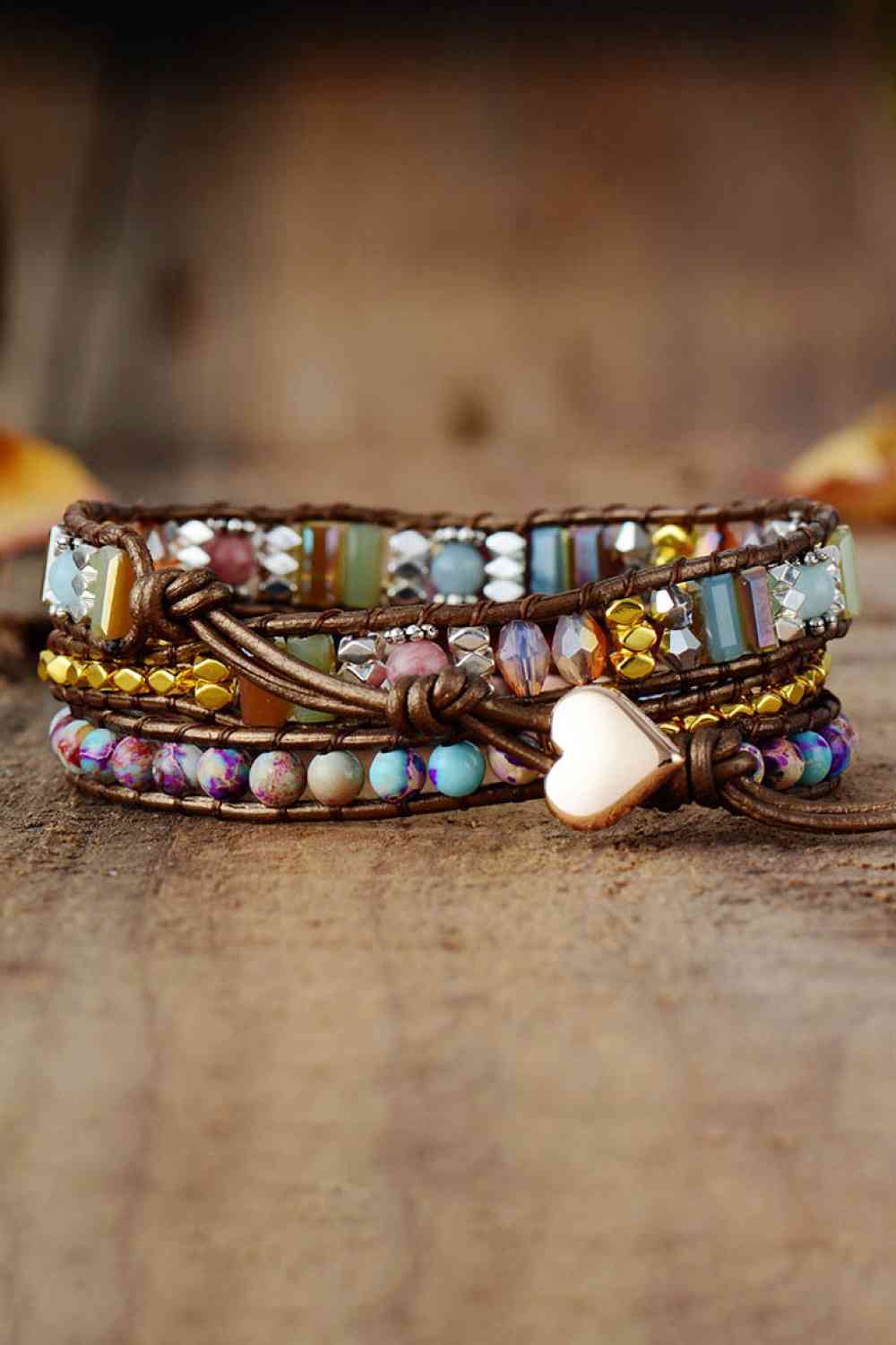 Natural Stone Bead Bracelet