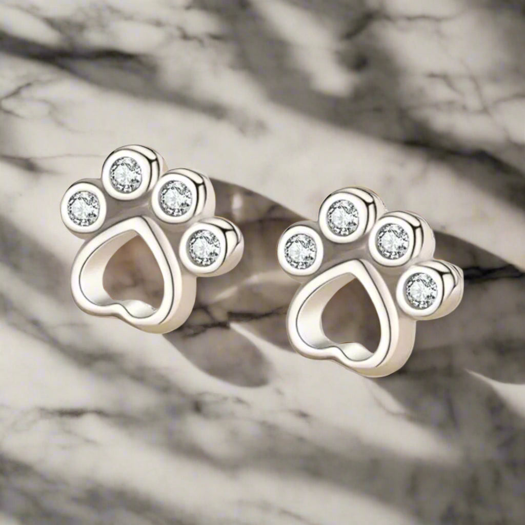 Pawprint Spark Earrings