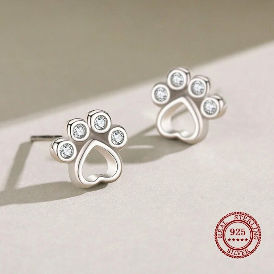 Pawprint Spark Earrings