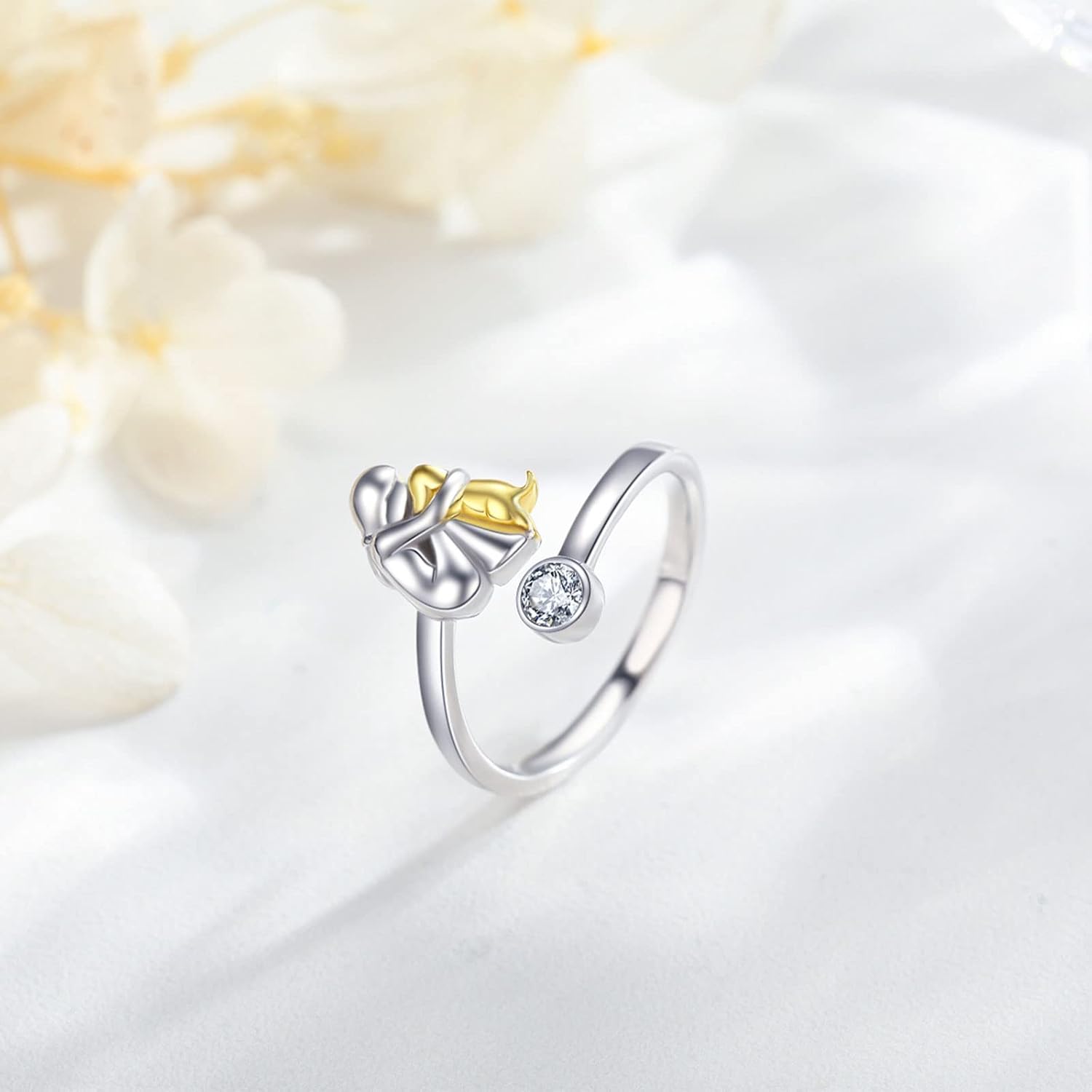 Loyal Companion Adjustable Paw Ring