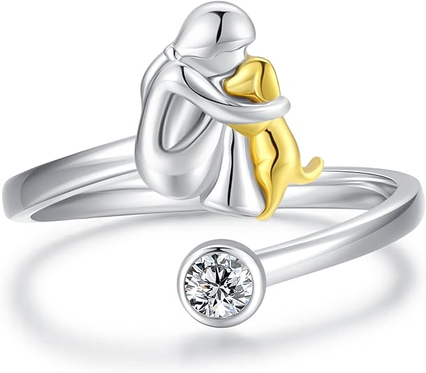 Loyal Companion Adjustable Paw Ring