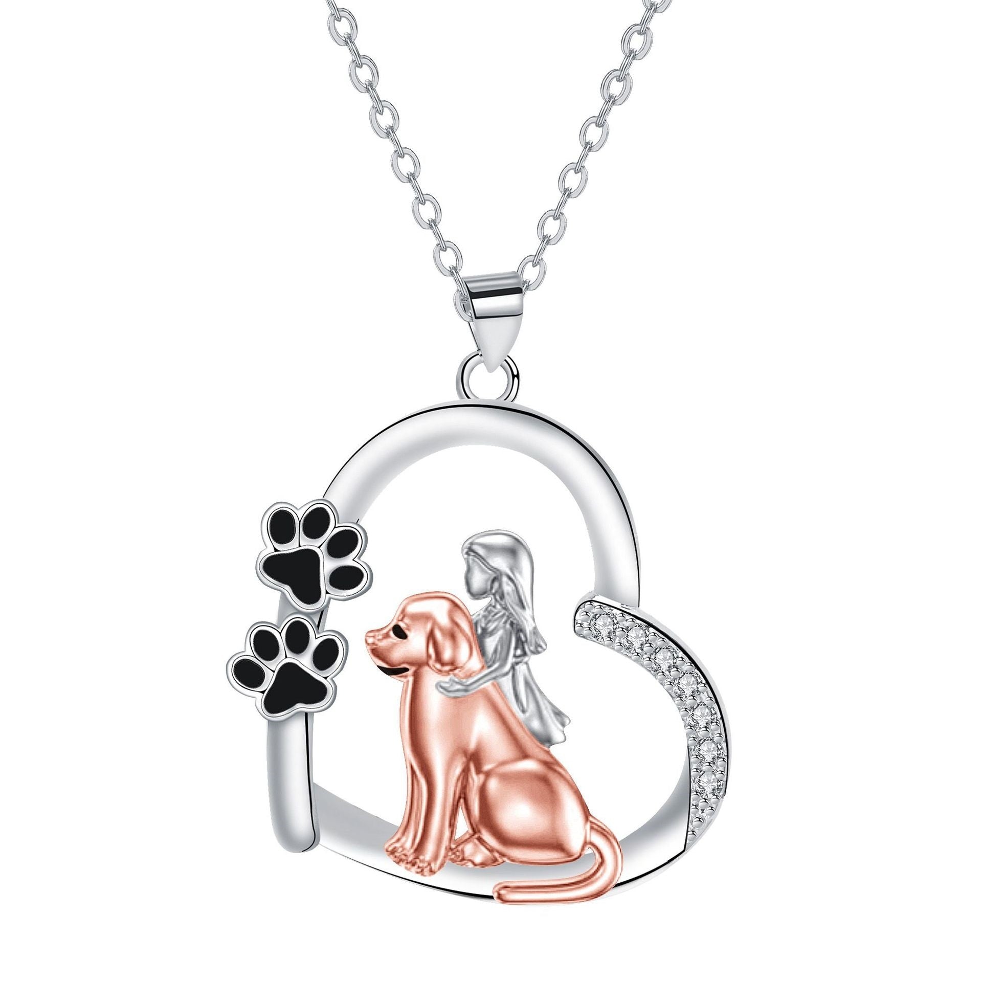 Loyal Companion Heart Necklace