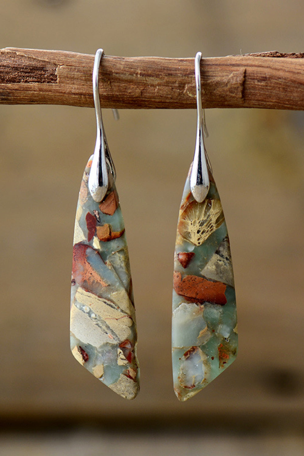 Earth Stone Earrings