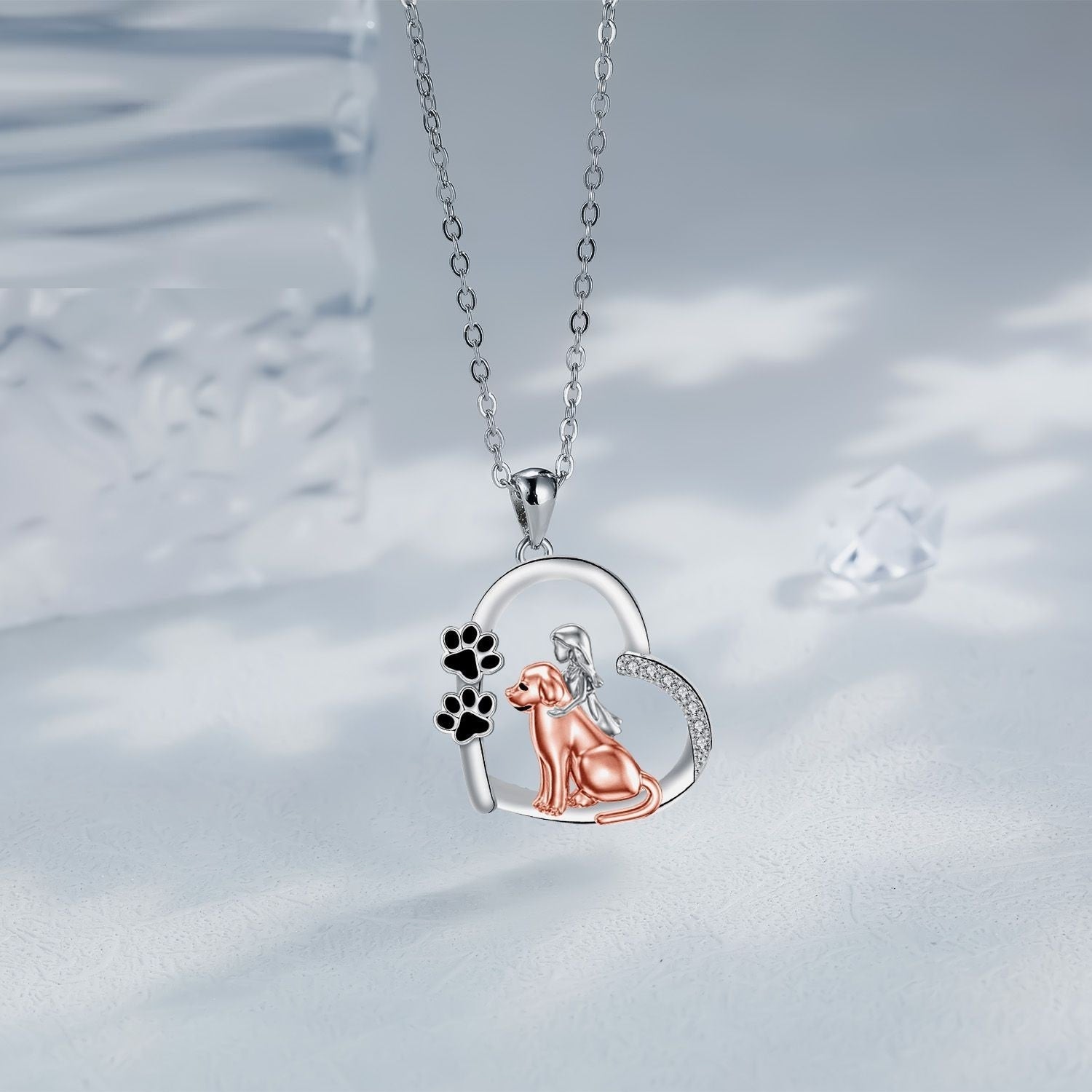 Loyal Companion Heart Necklace