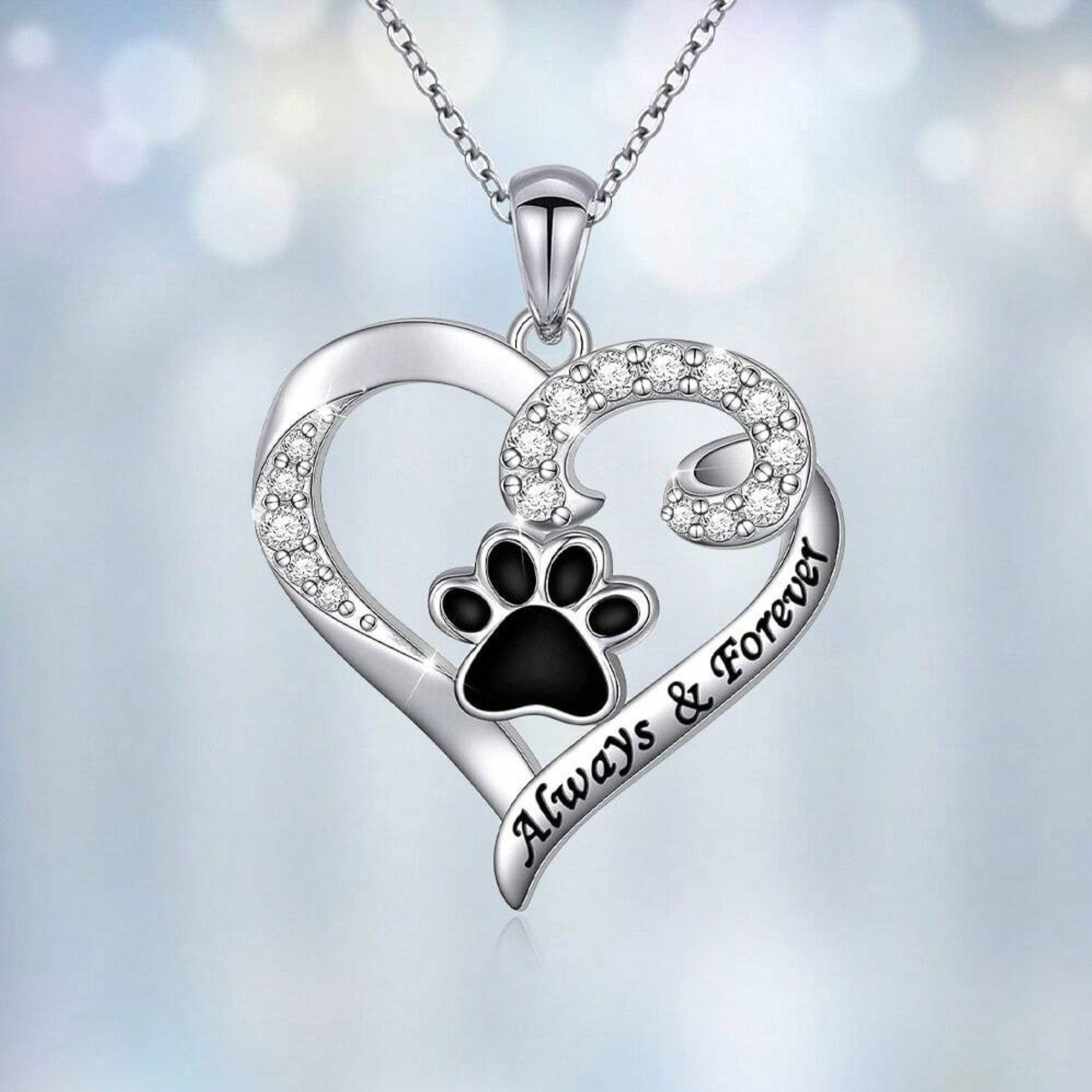 Paw & Heart Delicate Necklace