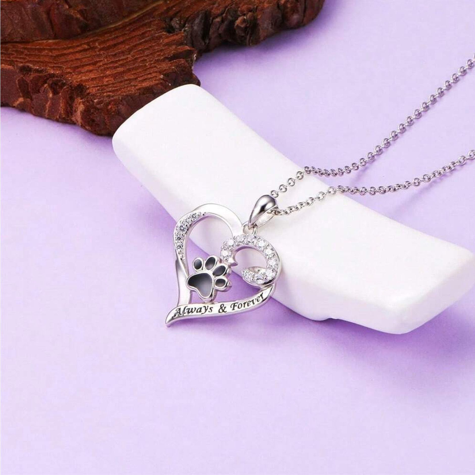 Paw & Heart Delicate Necklace