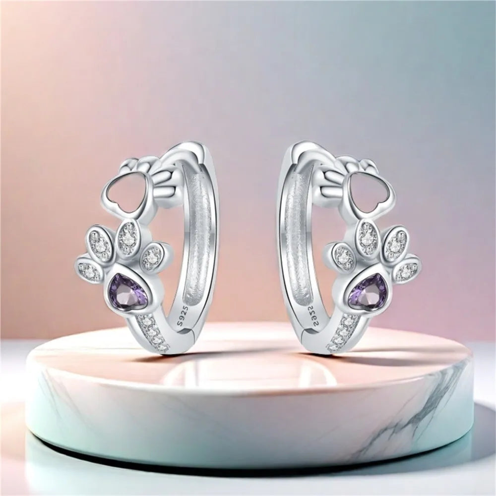 Paw & Heart Elegance Earrings