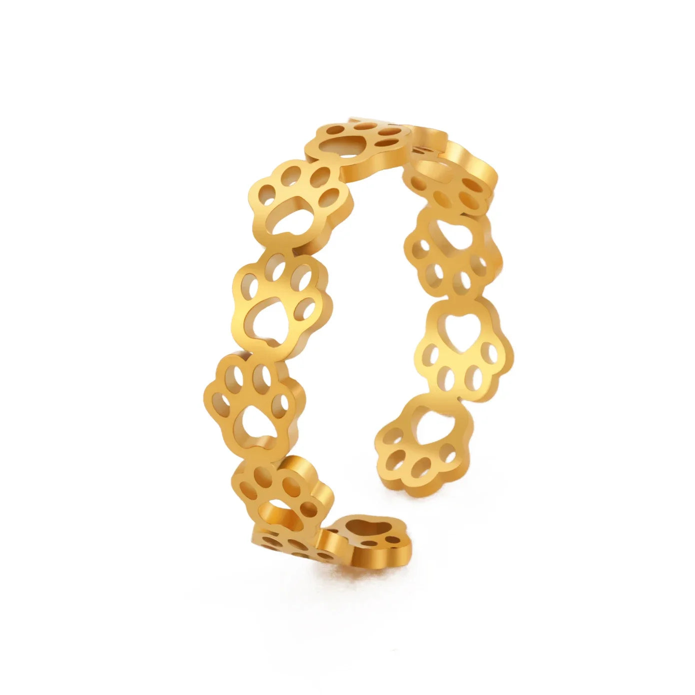 Paw Print Grace Ring