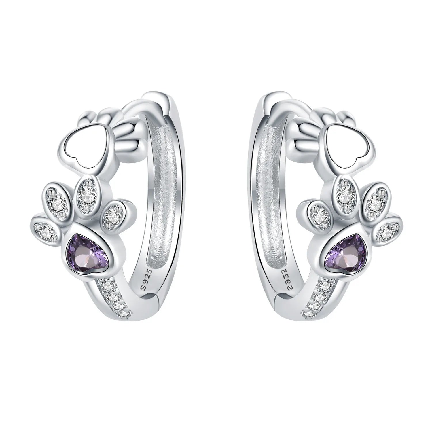 Paw & Heart Elegance Earrings