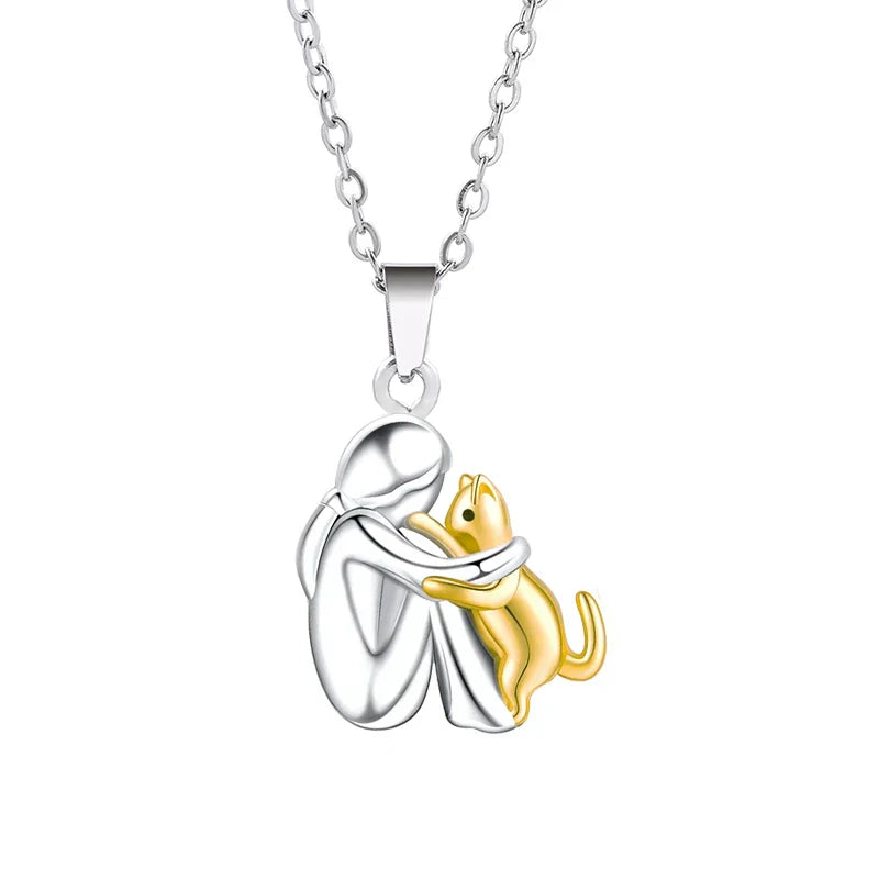Fortune Feline Charm Necklace