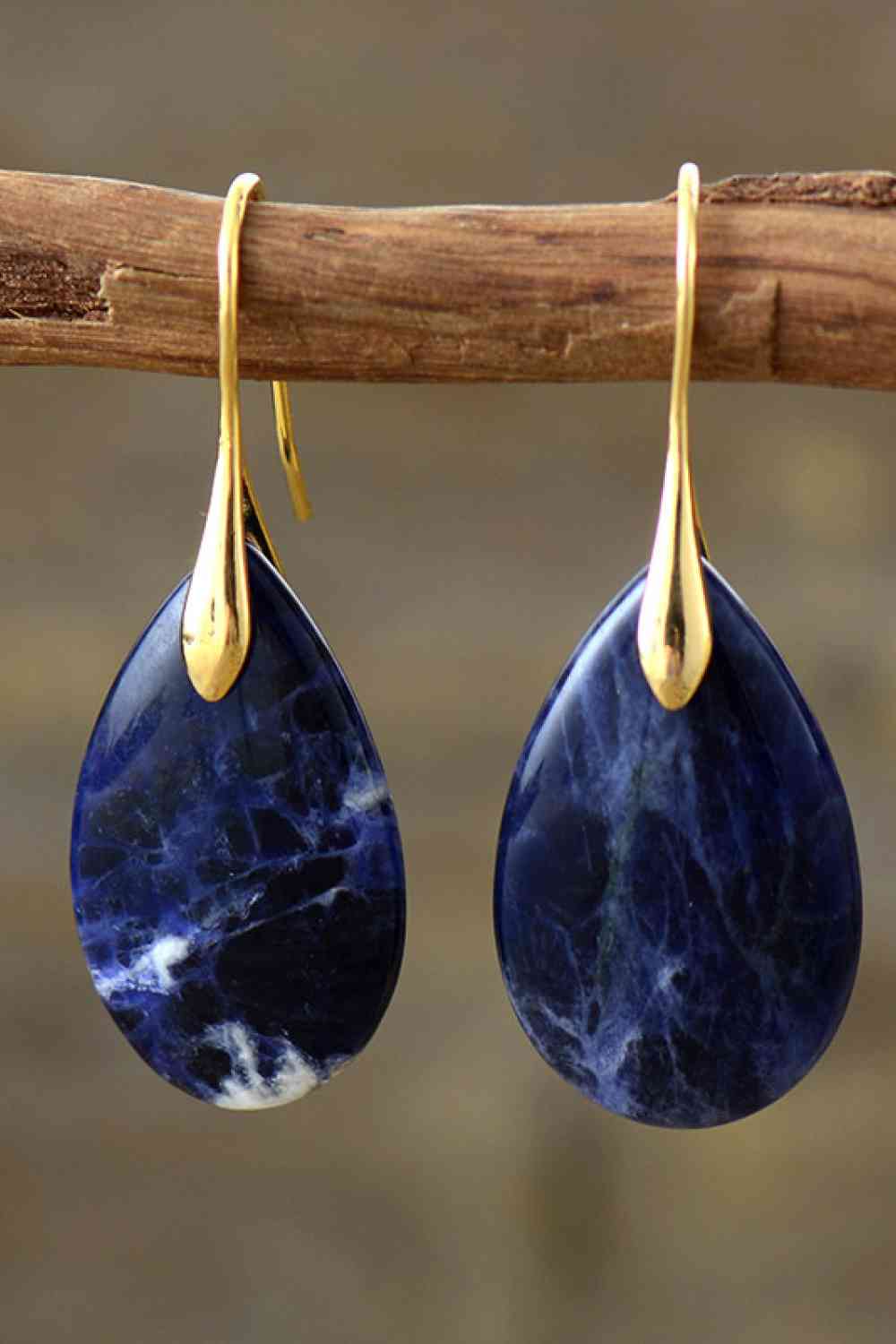 Midnight Teardrop Earrings