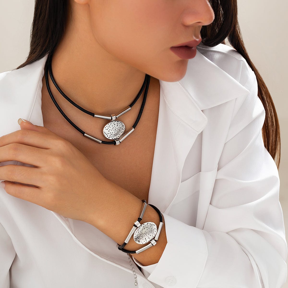 Handcrafted Necklace & Bracelet Duo