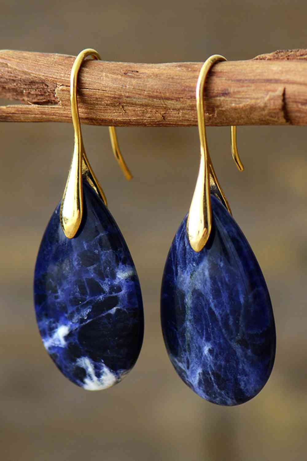 Midnight Teardrop Earrings