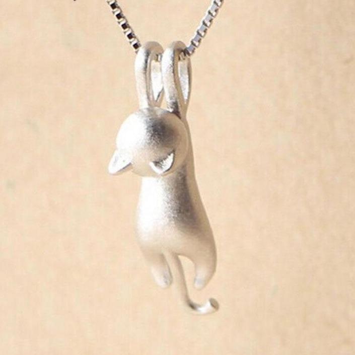 Luna Cat Whimsy Paw Necklace