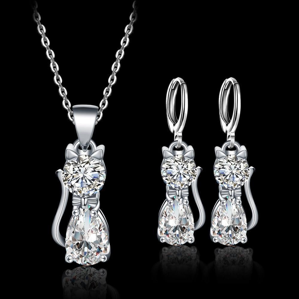 Felines Silver Paw Set